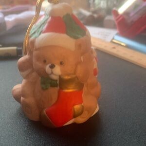Bear Holiday Bell Ornament